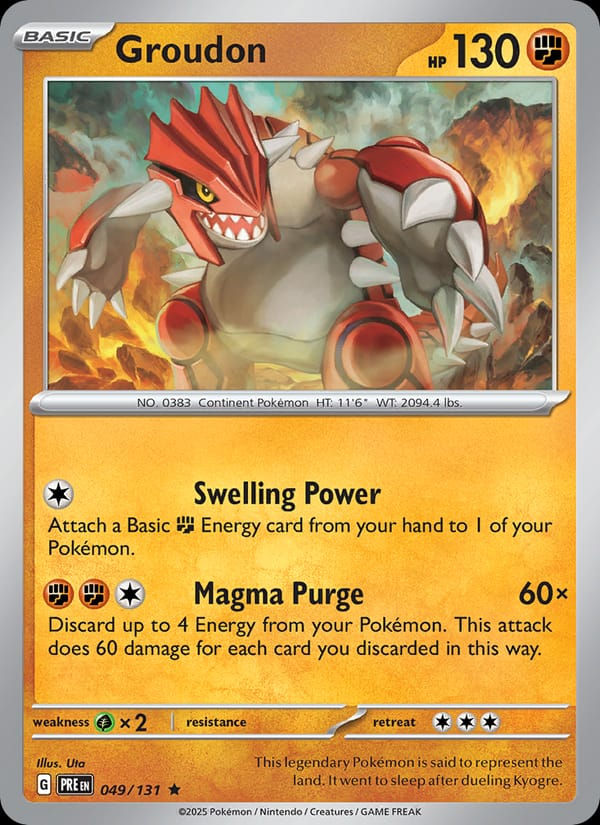 Groudon 049/131 Prismatic Evolutions (EN)