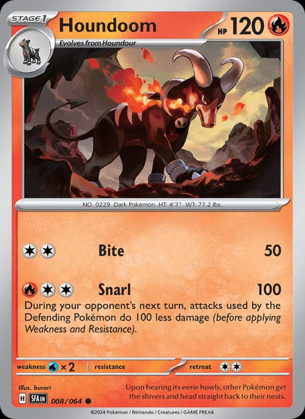 Houndoom 008/064 Shrouded Fable (EN)