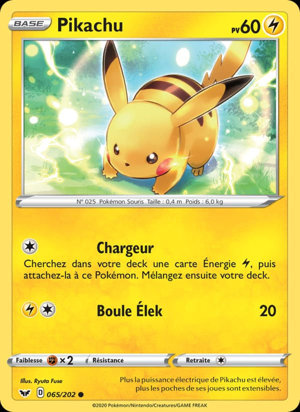 Pikachu 065/202 Épée et Bouclier (FR)