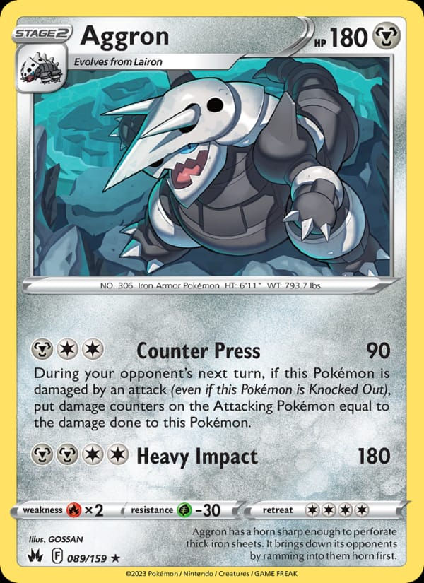 Aggron 089/159 Crown Zenith (EN)