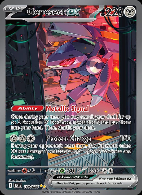Genesect ex 169/086 Black Bolt (EN)