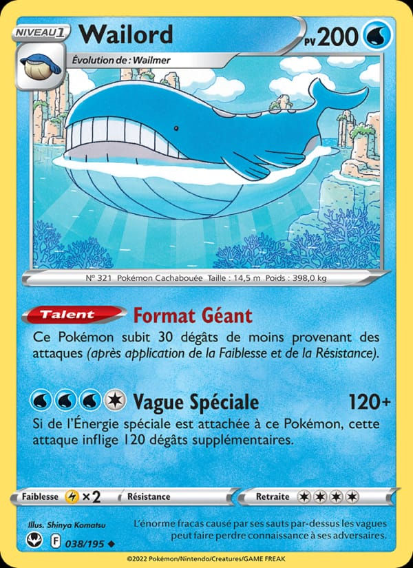 Wailord 038/195 Tempête Argentée (FR)
