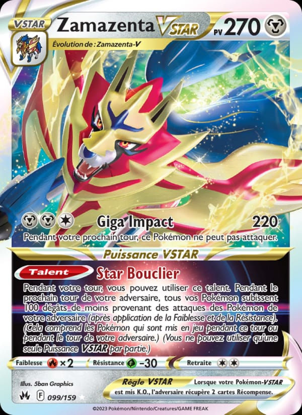Zamazenta VSTAR 099/159 Zénith Suprême (FR)
