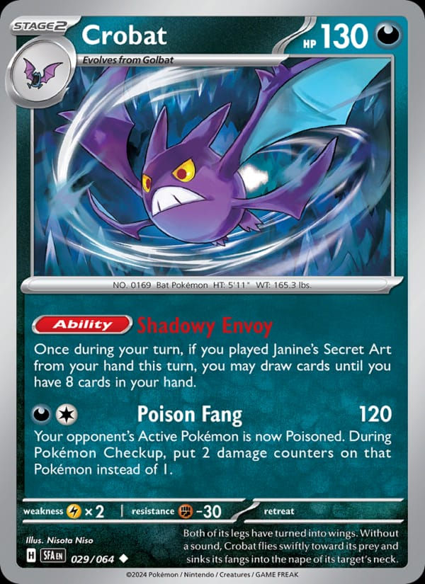 Crobat 029/064 Shrouded Fable (EN)