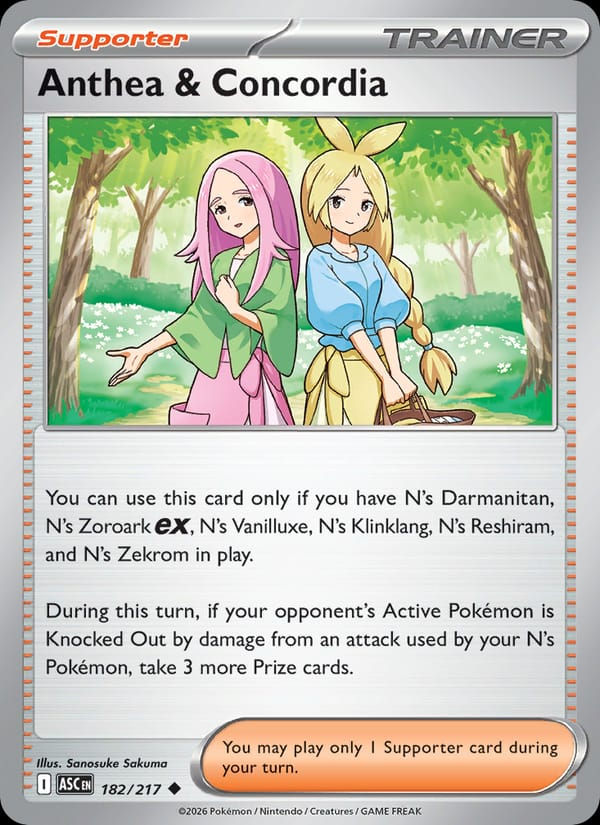 Anthea & Concordia 182/217 Ascended Heroes (EN)