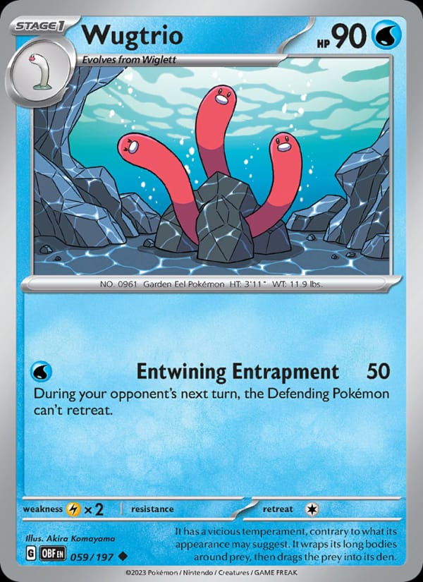 Wugtrio 059/197 Obsidian Flames (EN)