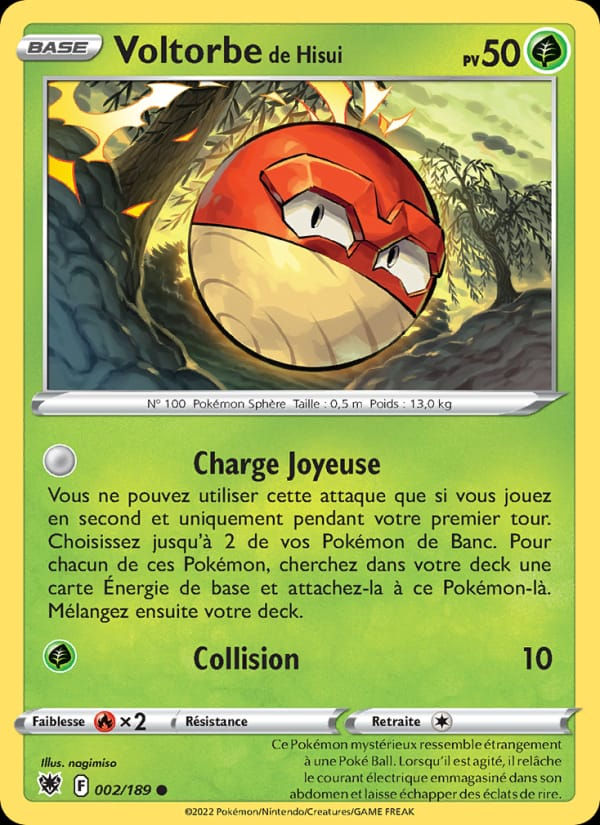 Voltorbe de Hisui 002/189 Astres Radieux (FR)