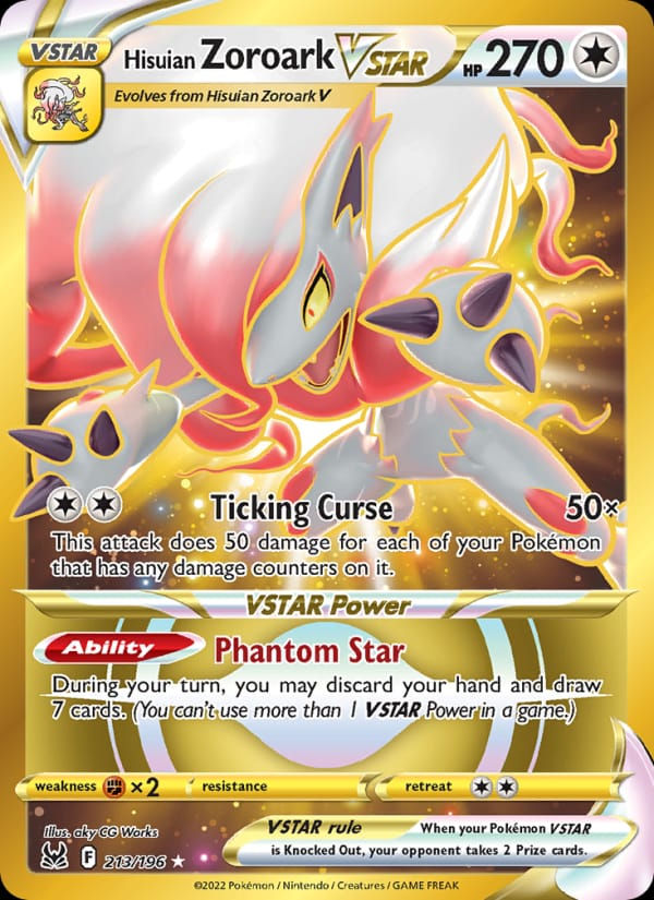 Hisuian Zoroark VSTAR 213/196 Lost Origin (EN)