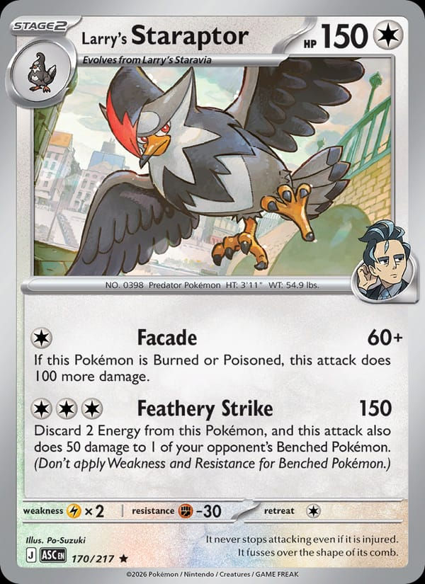 Larry's Staraptor 170/217 Ascended Heroes (EN)