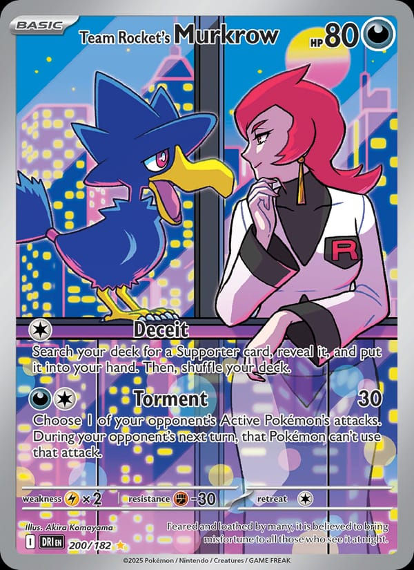 Team Rocket's Murkrow 200/182 Destined Rivals (EN)