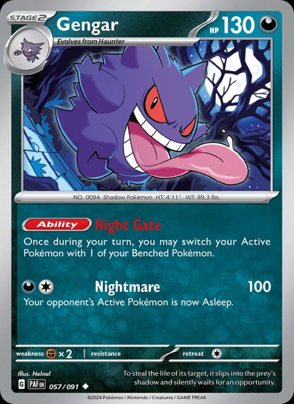Gengar 057/091 Paldean Fates (EN)