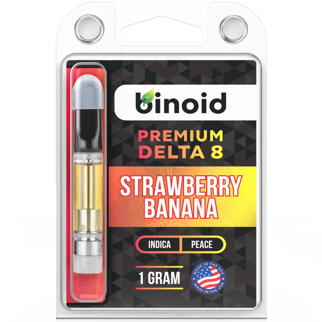 Binoid Delta 8 THC Vape Cartridge - Strawberry Banana