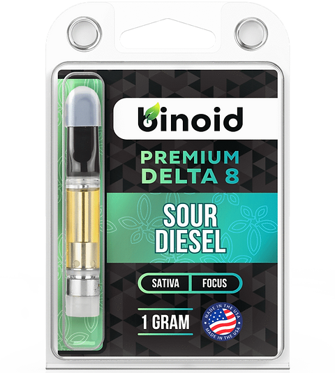 Binoid Delta 8 THC Vape Cartridge - Sour Diesel | Commune Distribution