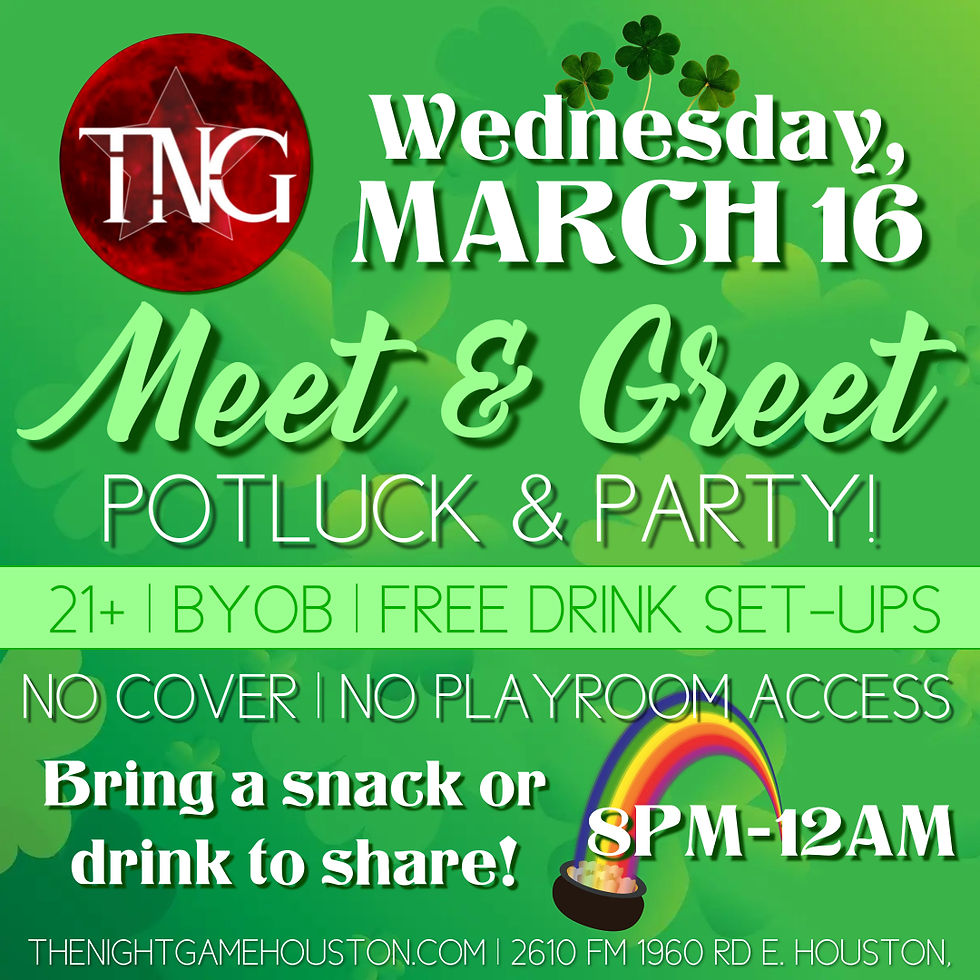 March Potluck Meet & Greet!