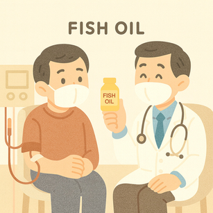 里和診所|醫學新知|魚油補充可降低血液透析患者重大心血管事件!