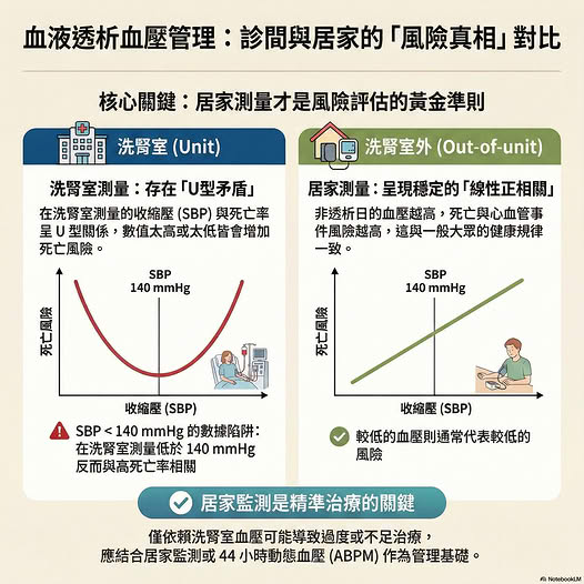 里和診所｜醫學新知｜洗腎前的血壓「越低越好」嗎？