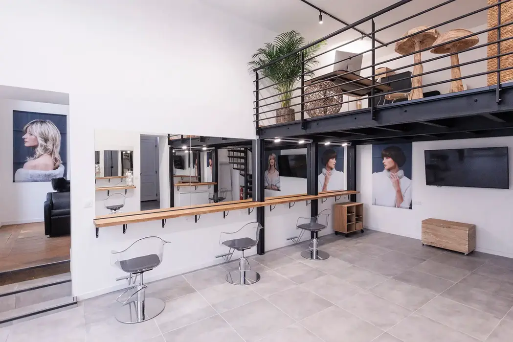 Salle qui représente l'école de formation coiffure à DOUAI