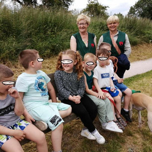 Une première pour Swann et Marie Ange avec Nevy petite promenade avec les enfants Hôpital de jour àValenciennes