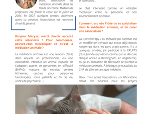 LA MÉDIATION ANIMALE PAR LE CHAT