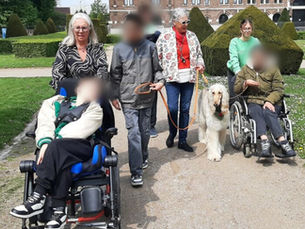 Jolie balade des ados de l’IME Malécot accompagnés de Nouba,Tarek,Night et Lotus.