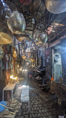 Traditional lights in the souk of Marrakech