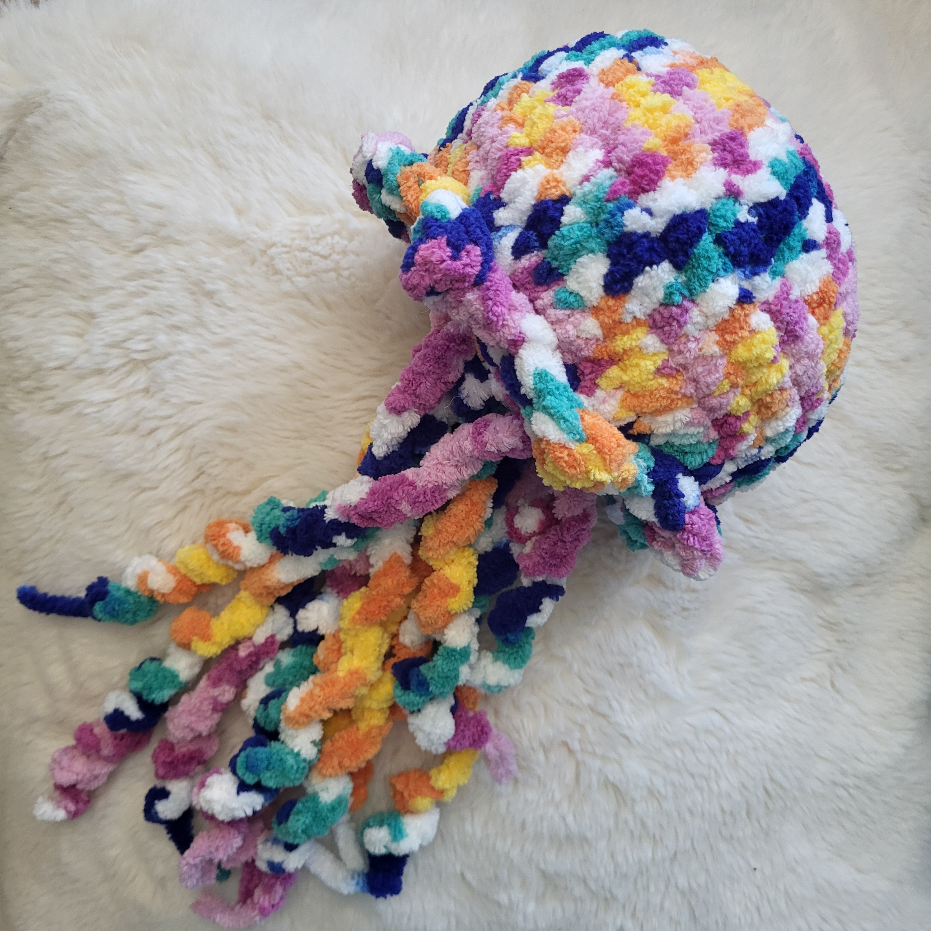 Rainbow Jellyfish Plushie - Large