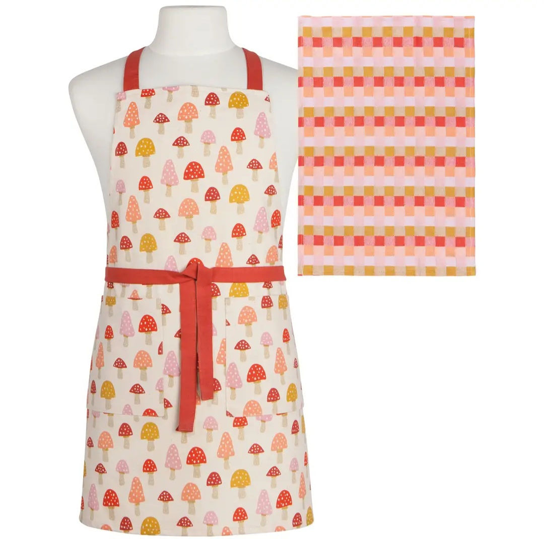 Adult Toadstool Apron & Towel