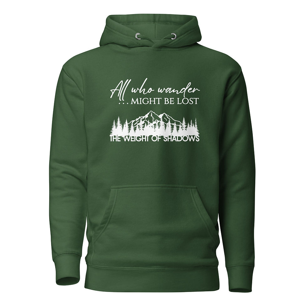 Thumbnail: Wander Hoodie (White Design) Unisex