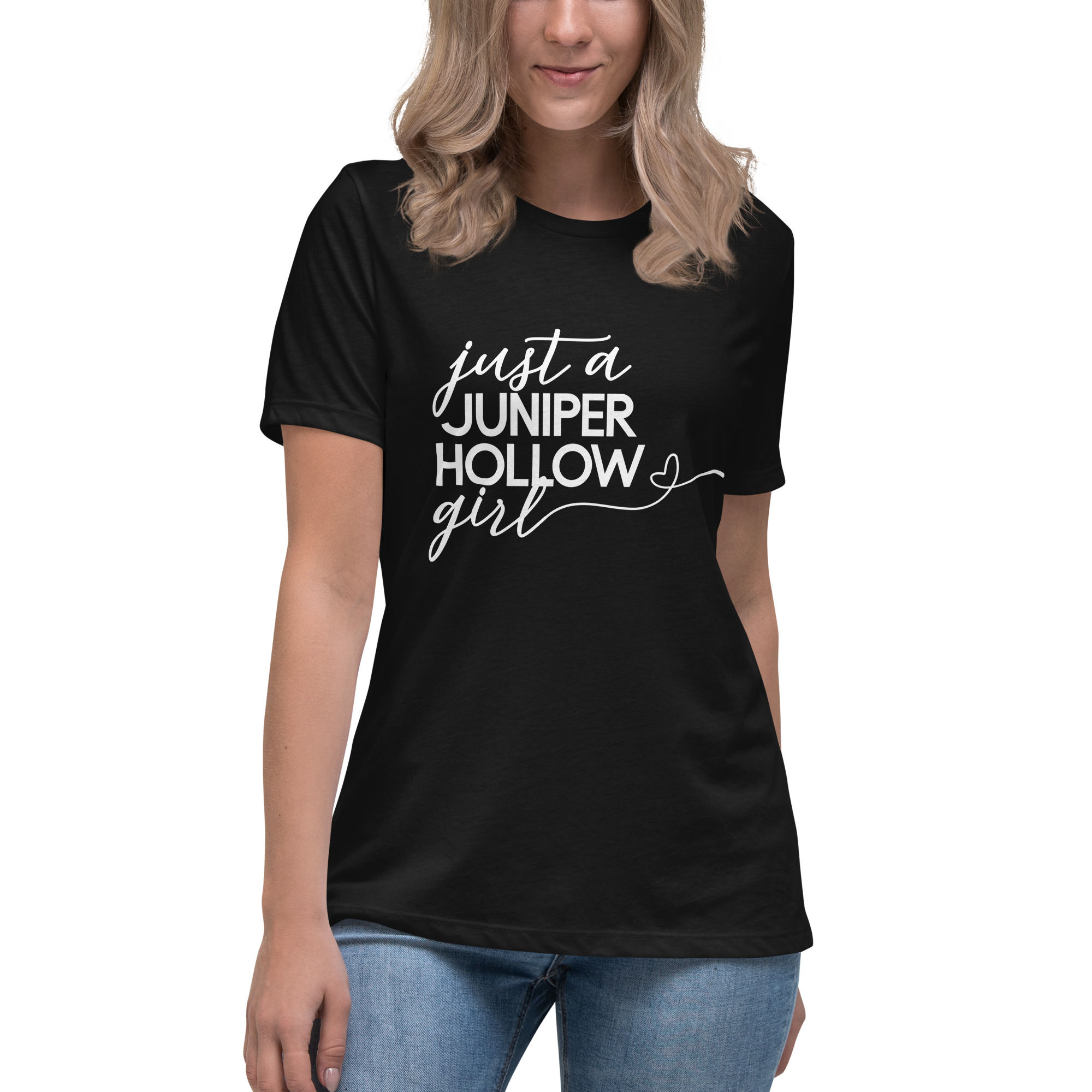 Juniper Hollow Girl - Dark Colors w/White Text (Women's)