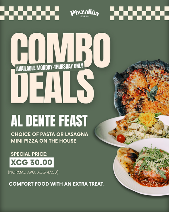 Combo Deal - Al dente Feast - Pizzaliňa