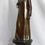 Thumbnail: Antique bronze of Dante, full length, rich dark brown patination
