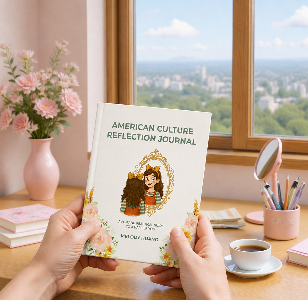 American Culture Reflection Journal, daily mindful journal