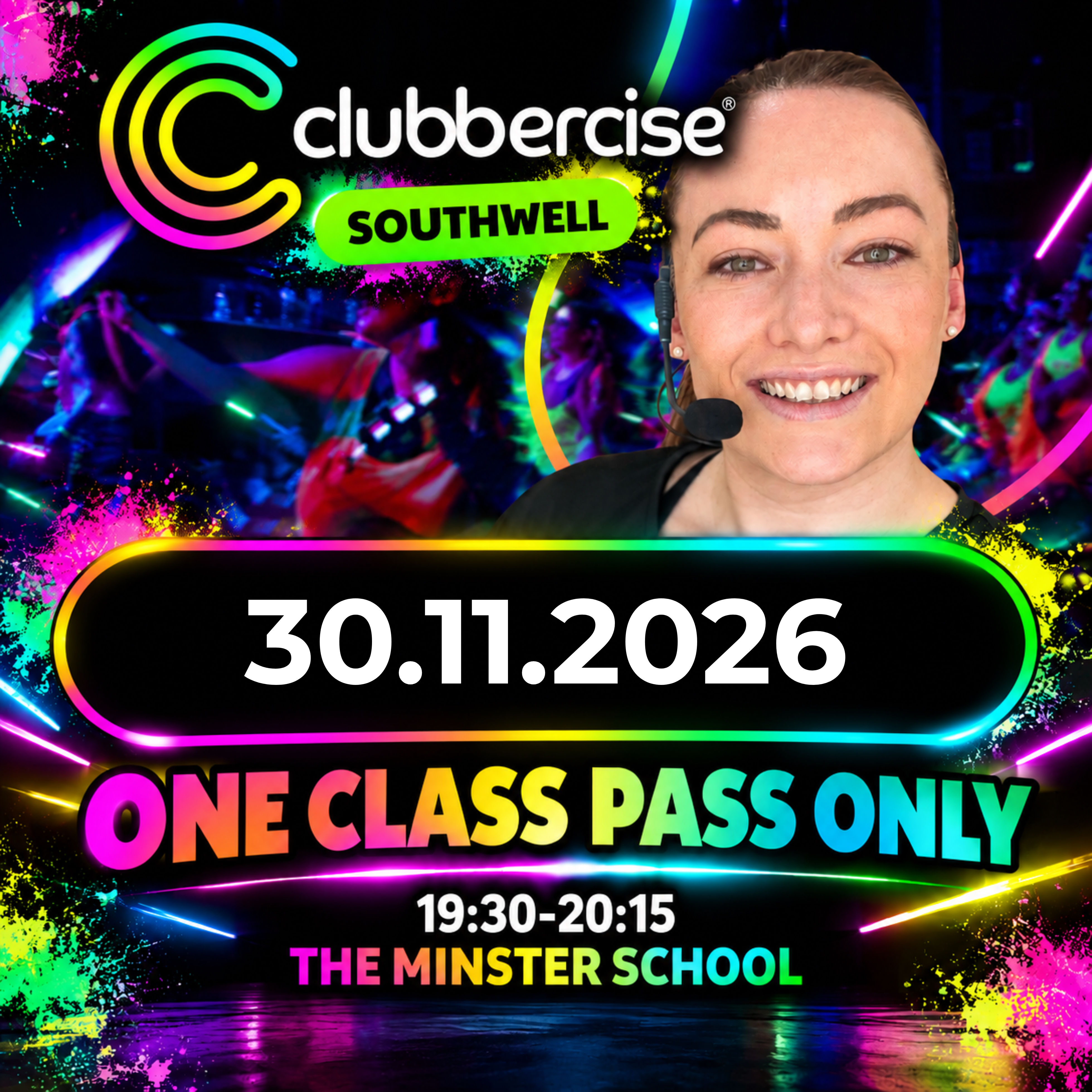 Clubbercise 30.11.2026 Class | Southwell