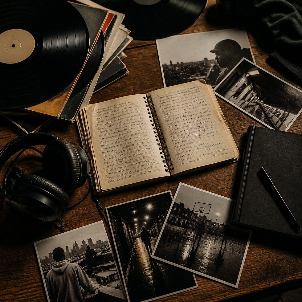 Street culture storytelling elements representing raw hood drama narrative