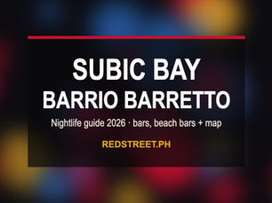 Subic and Barrio Barretto Nightlife Guide 2026: Bars, Beach Bars and How to Get There