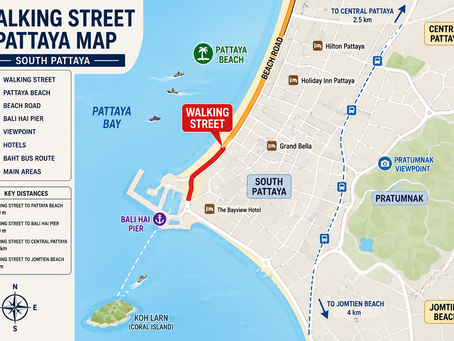 Walking Street Map
