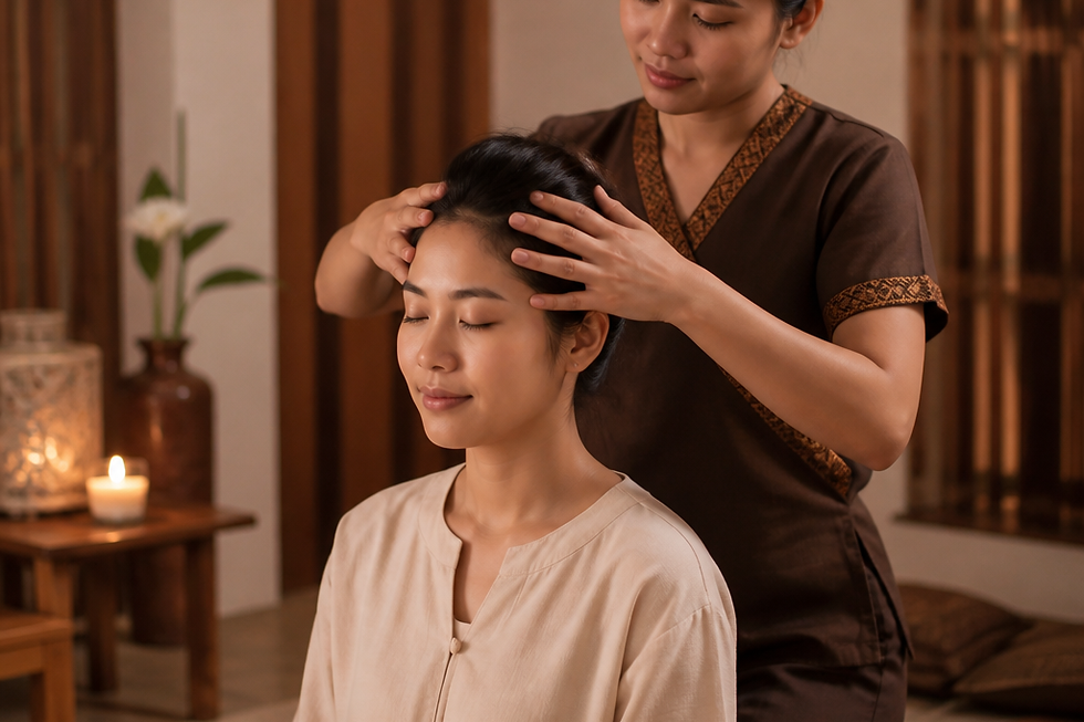 Massage Oil Application
