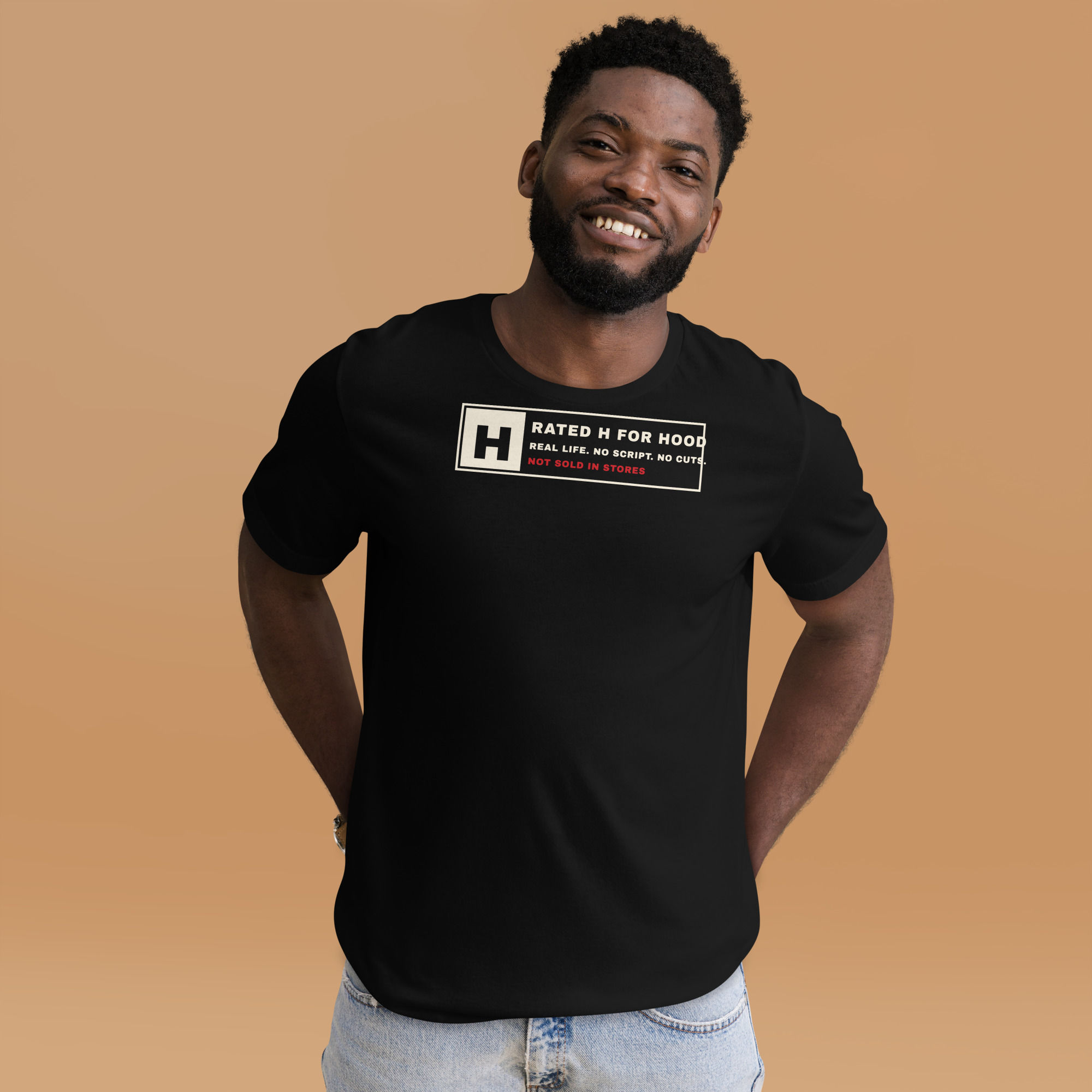 NO CUTS · Rated H For Hood Tee