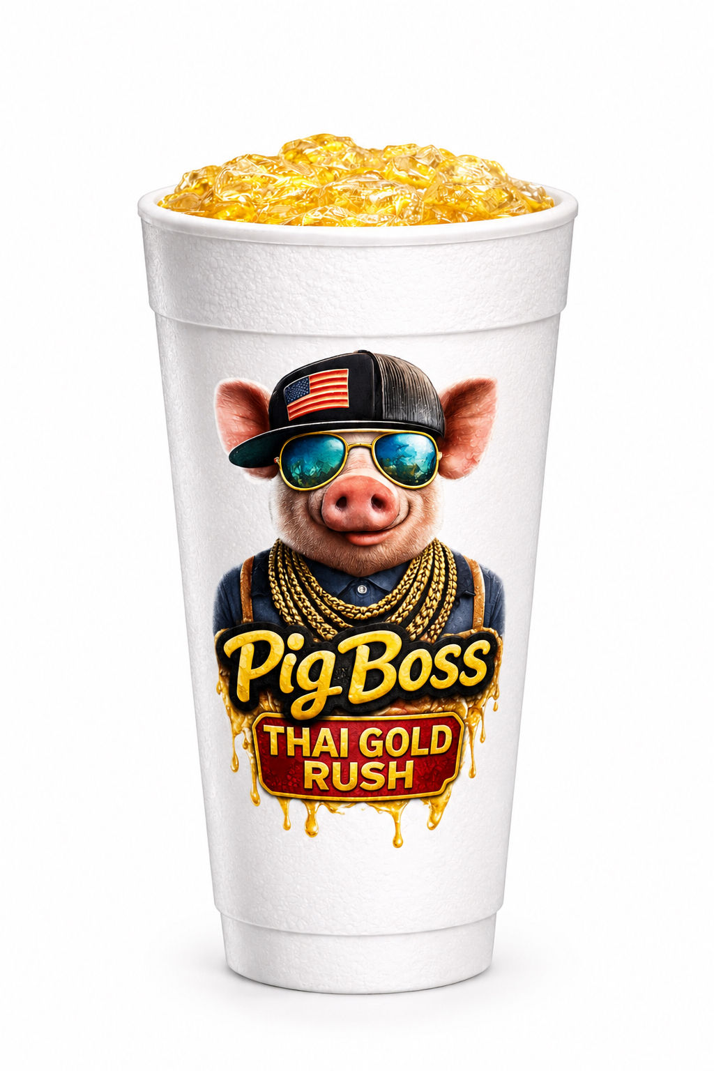 Pig Boss Thai Gold Rush Premium Cup