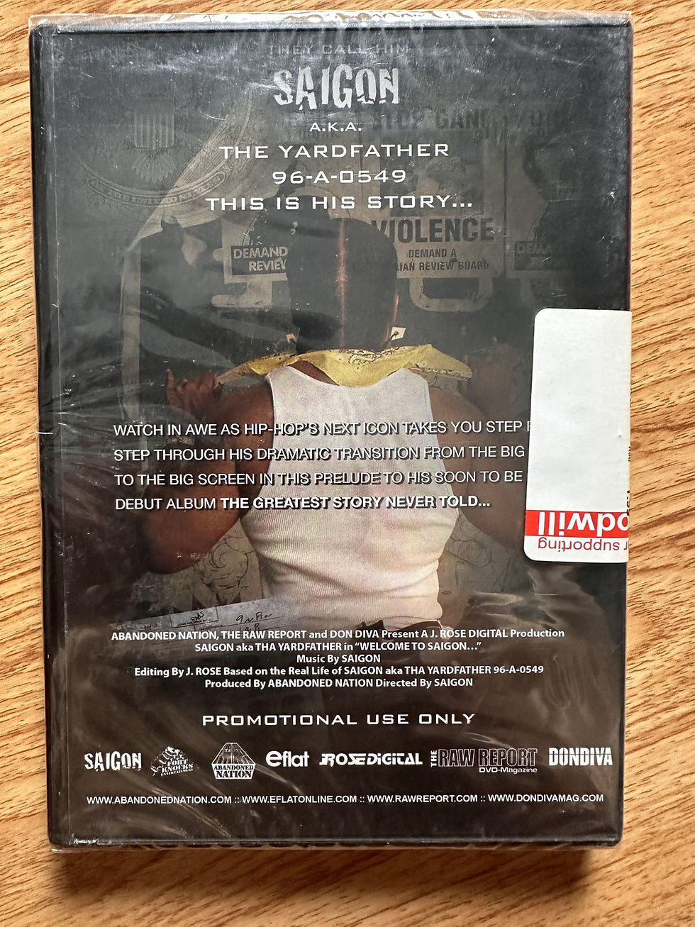 The Raw Report: Welcome To... Saigon - back cover