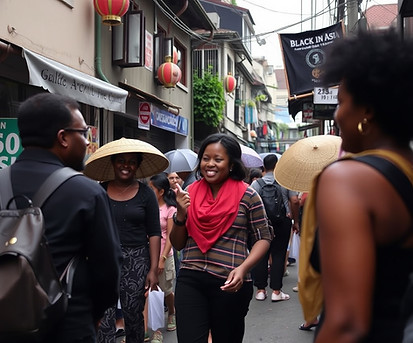 Black In Asia is a project of the Wendy Black Foundation, highlighting Black travelers, cr