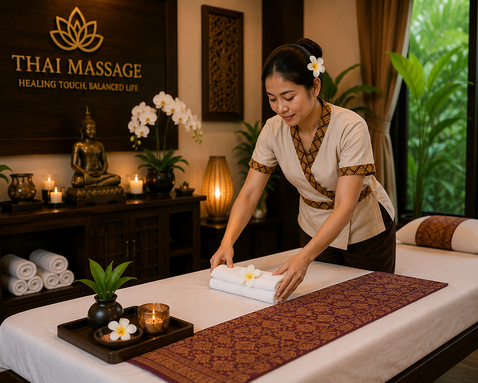Massage Oil Application