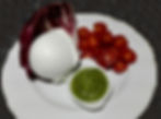 Bufala pomodorini e pesto
