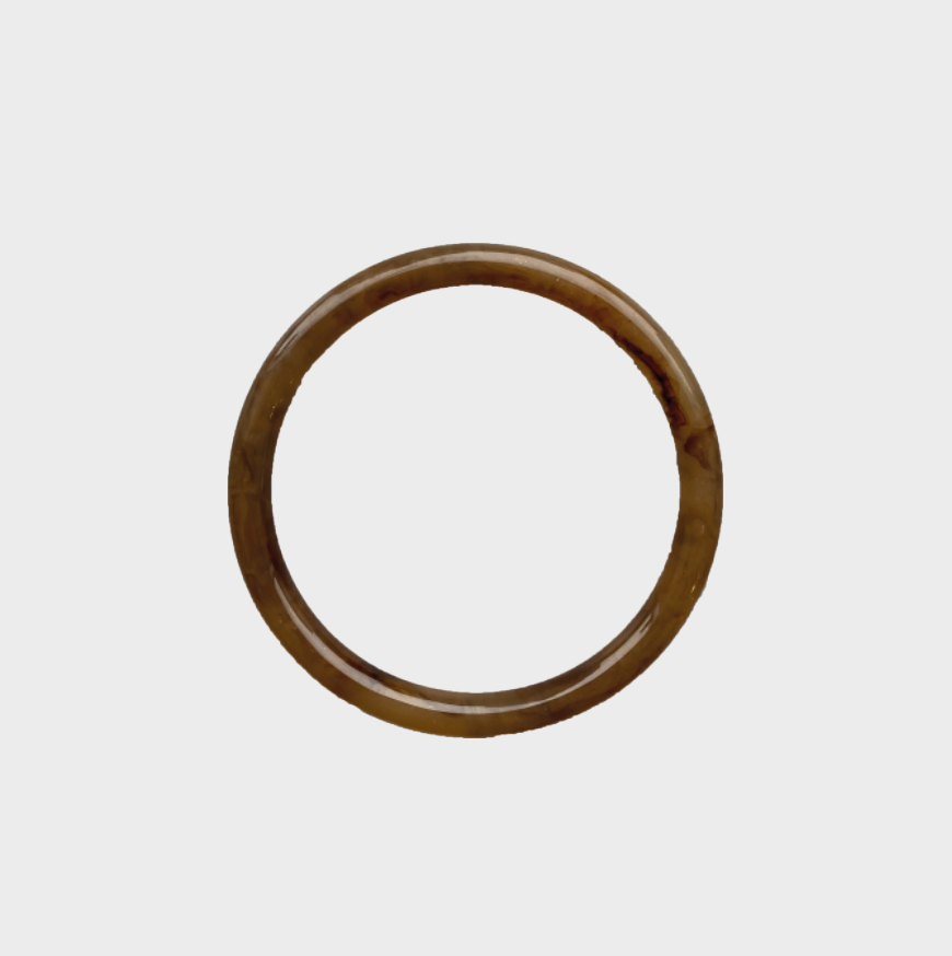 Armband | marmerlook bruin