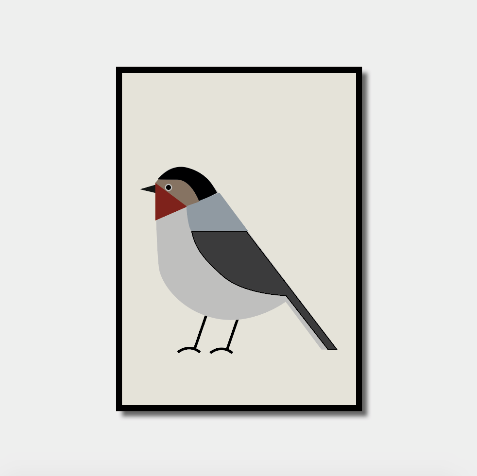 Print in lijst | meesje