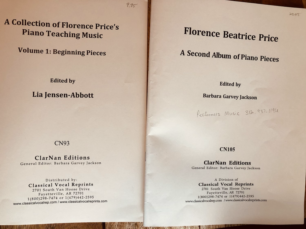 A critique of the biography of florence price written by barbara garvey jackson picture