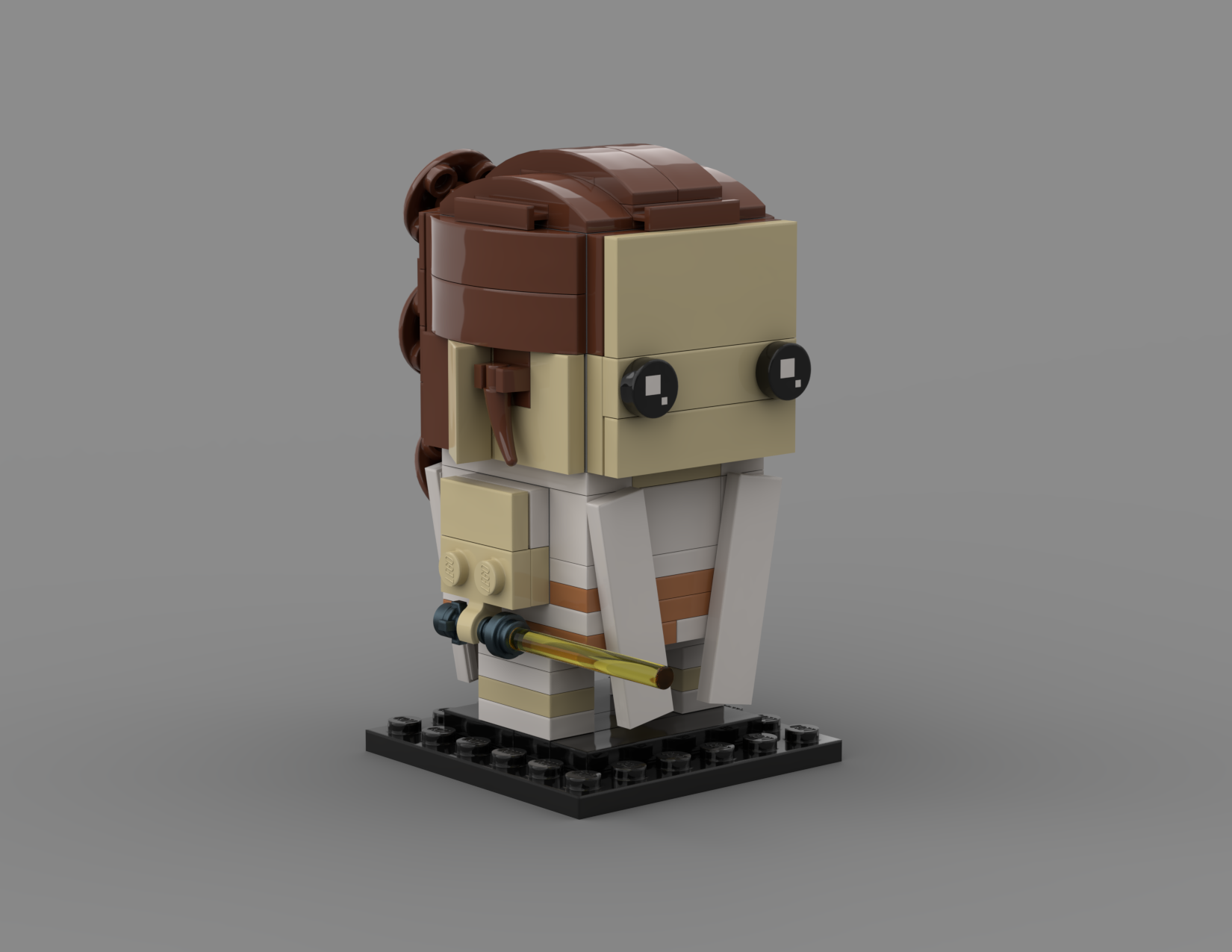 Rey - Lego Brickheadz Instructions