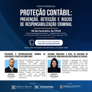Prevenção, Detecção e Riscos de Responsabilização Criminal e Reforma Tributária.