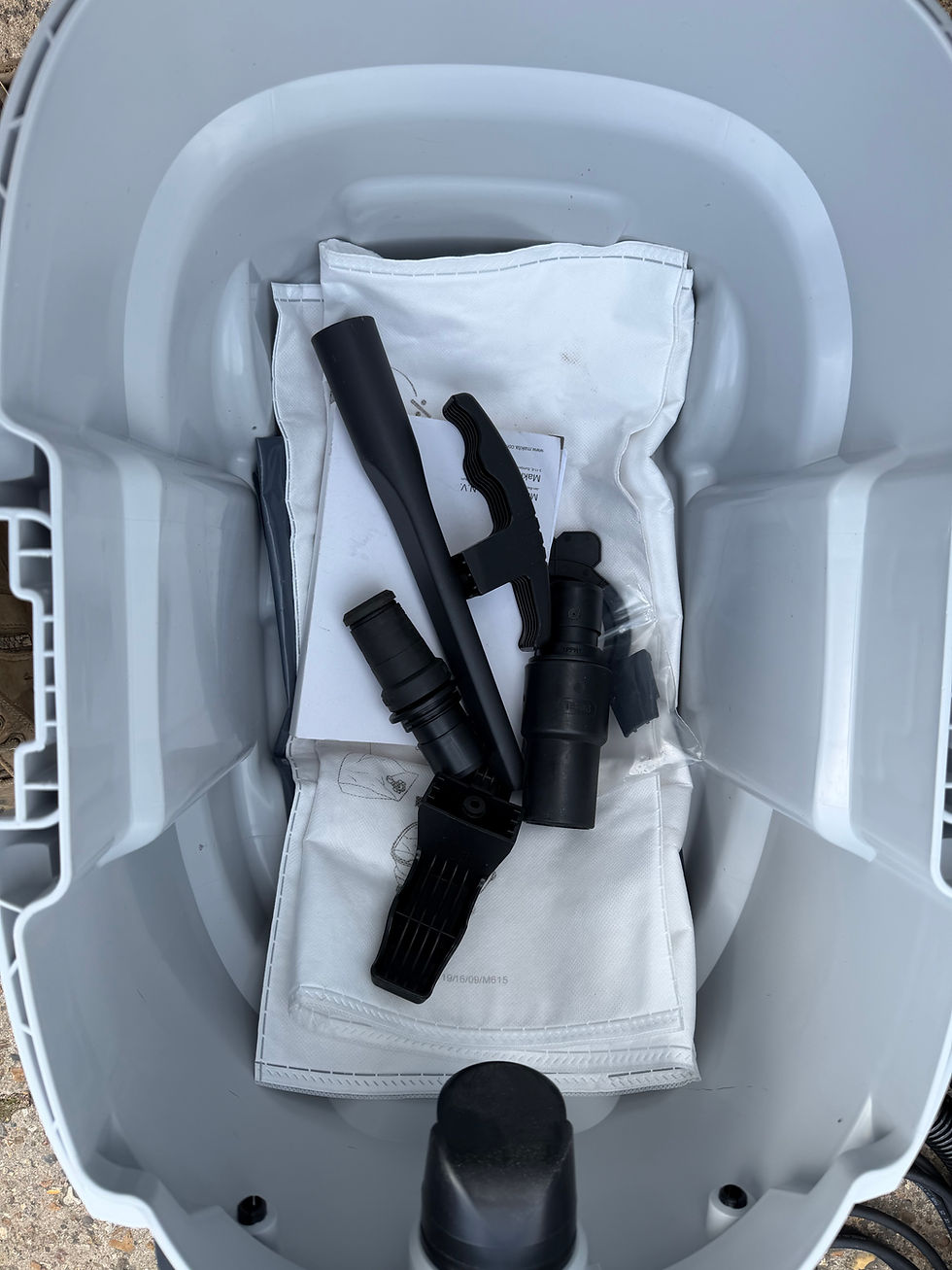 Thumbnail: Makita VC4210M vacuum, 240v, with power outlet. M CLASS VACUUM