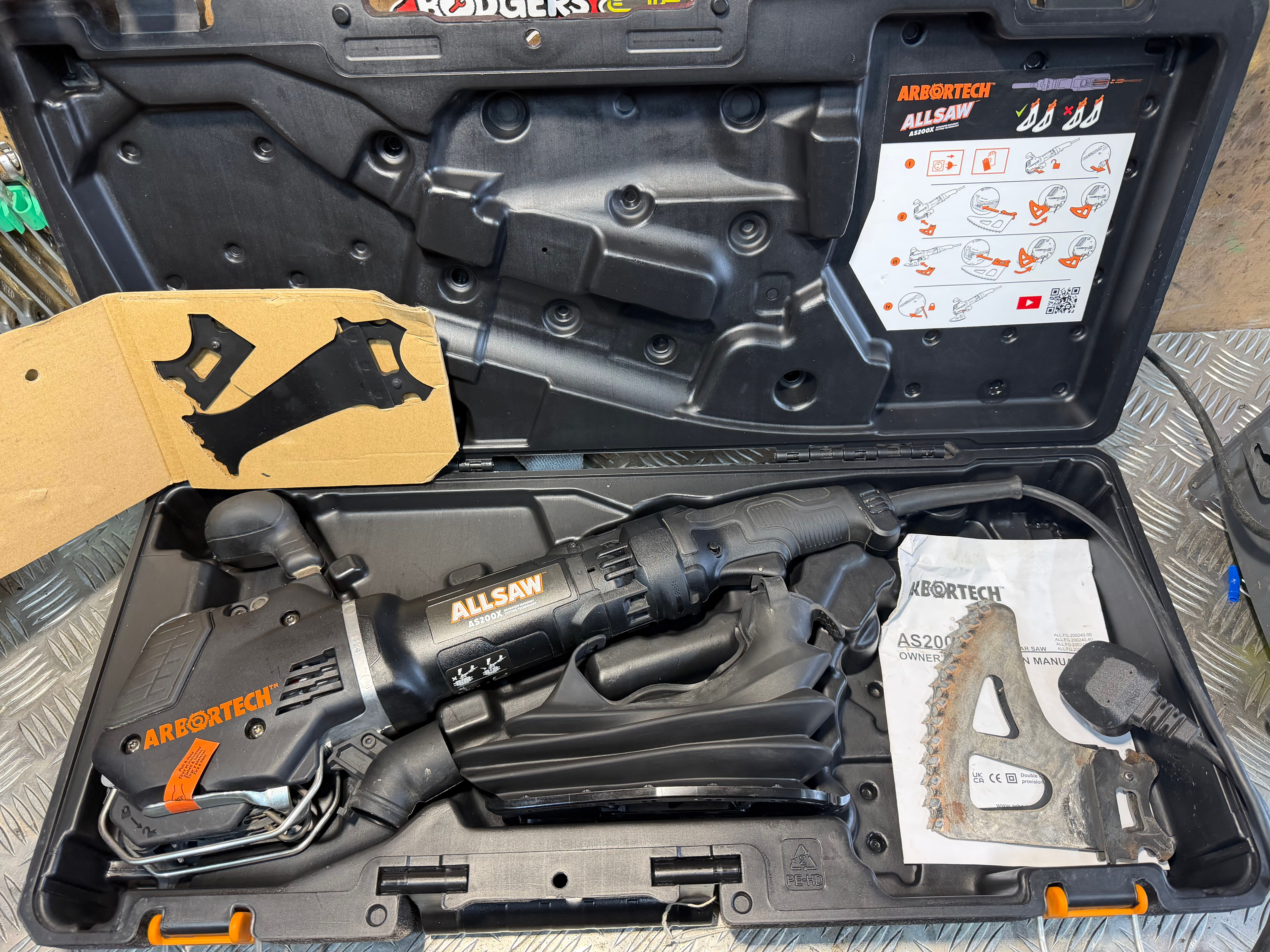 Arbortech ALLSAW AS200X Brick and Mortar Saw 240 VOLT